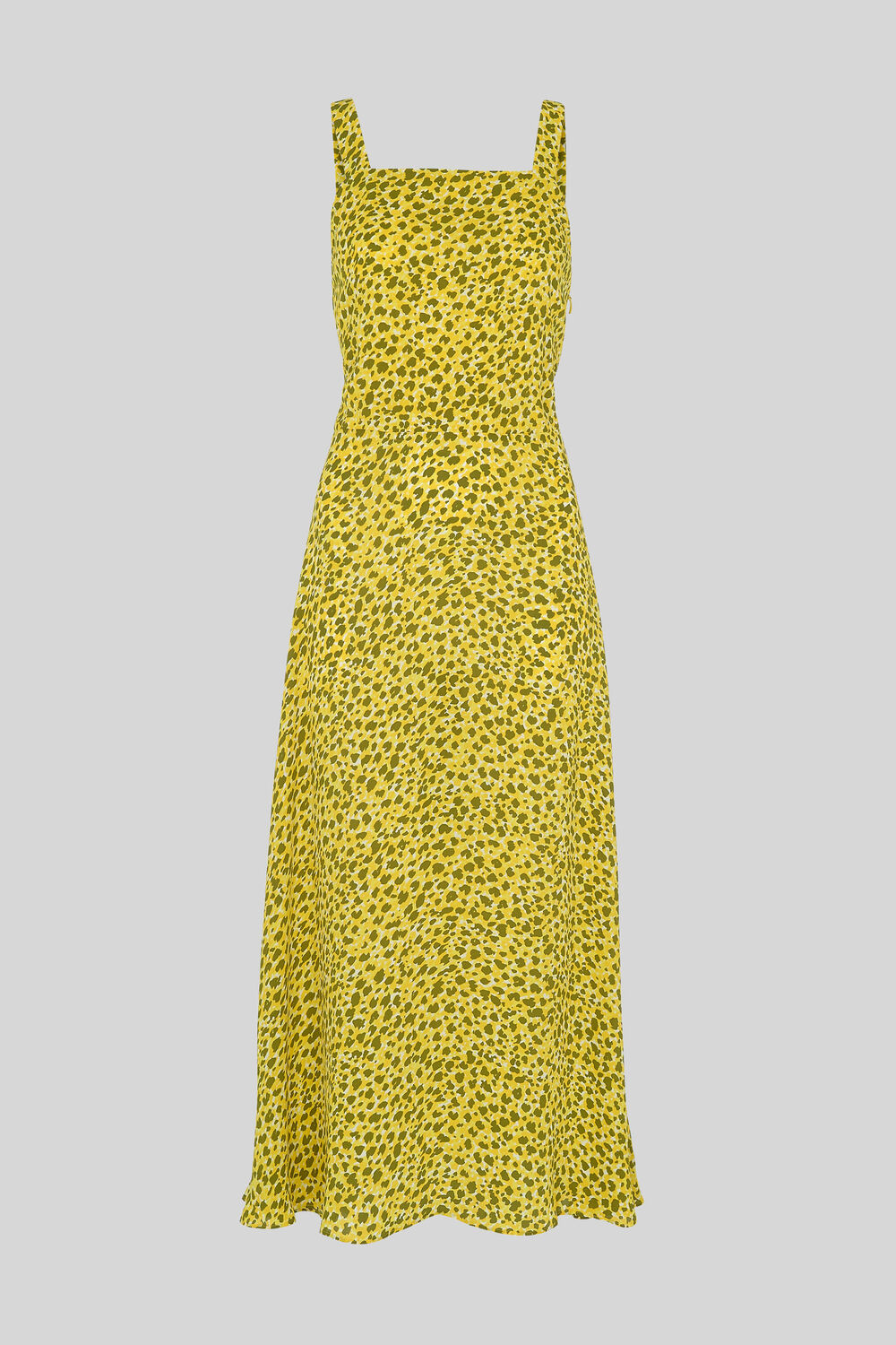 Llora Clouded Leopard Dress Yellow/Multi