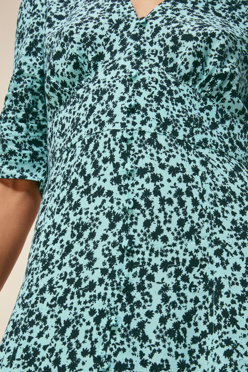 Midnight Meadow Floral Dress