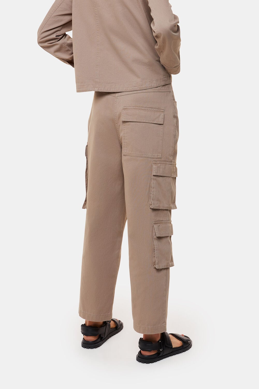 Taupe Phoebe Casual Utility Trouser