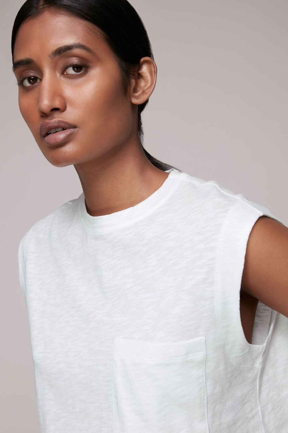 Cropped Muscle Vest