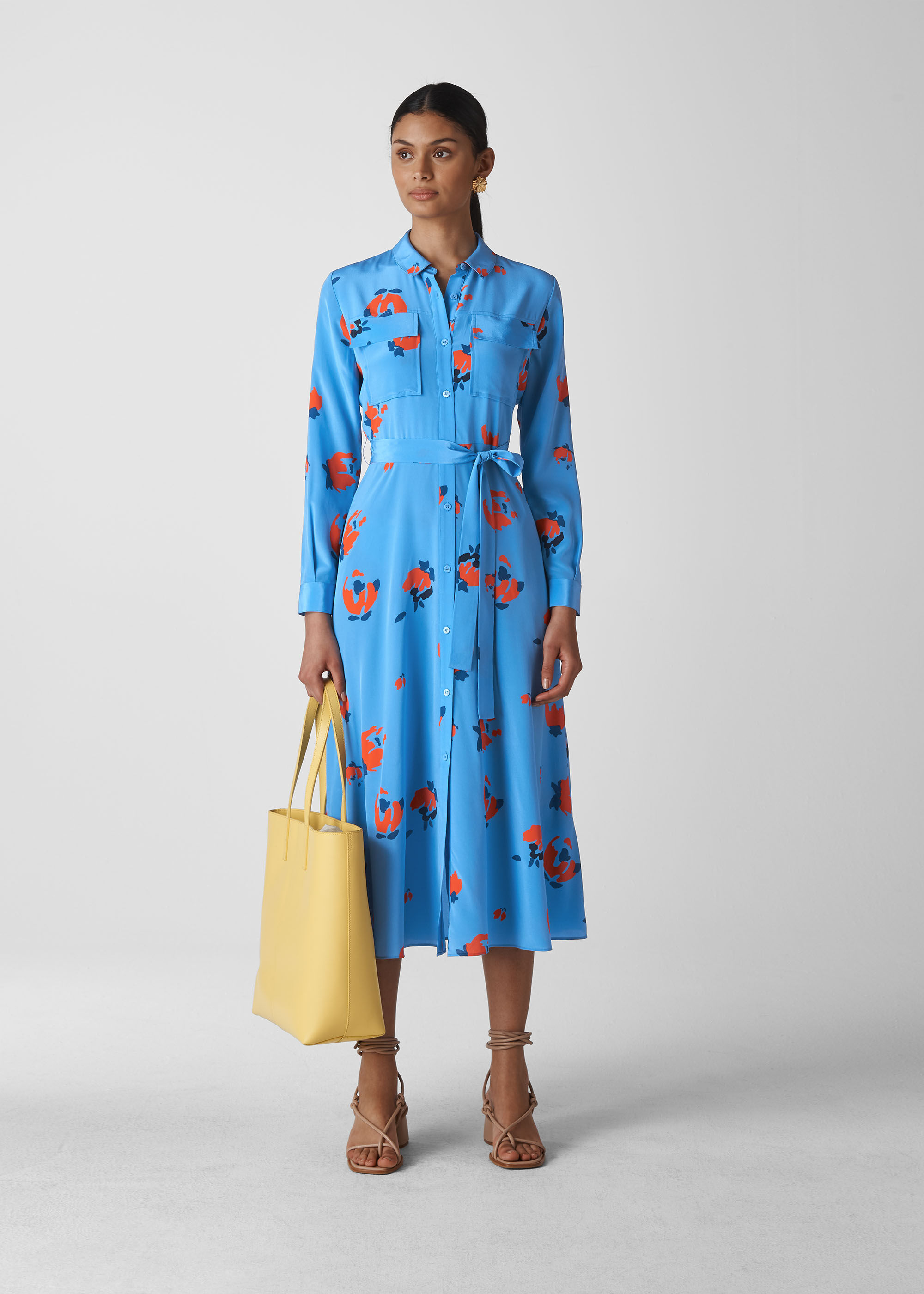 Whistles elfrida shop bud dress