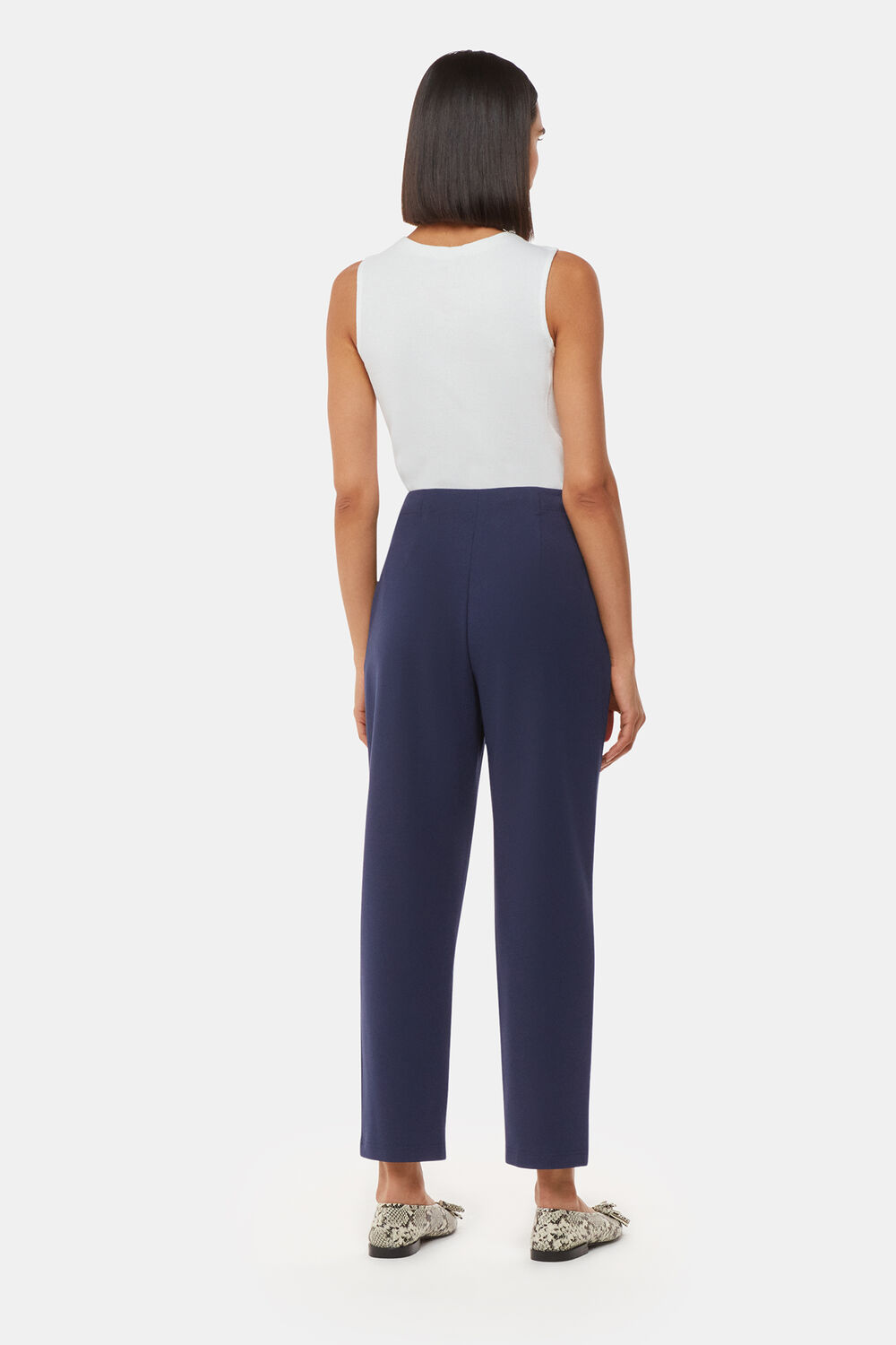 Navy Lila Ponte Trouser