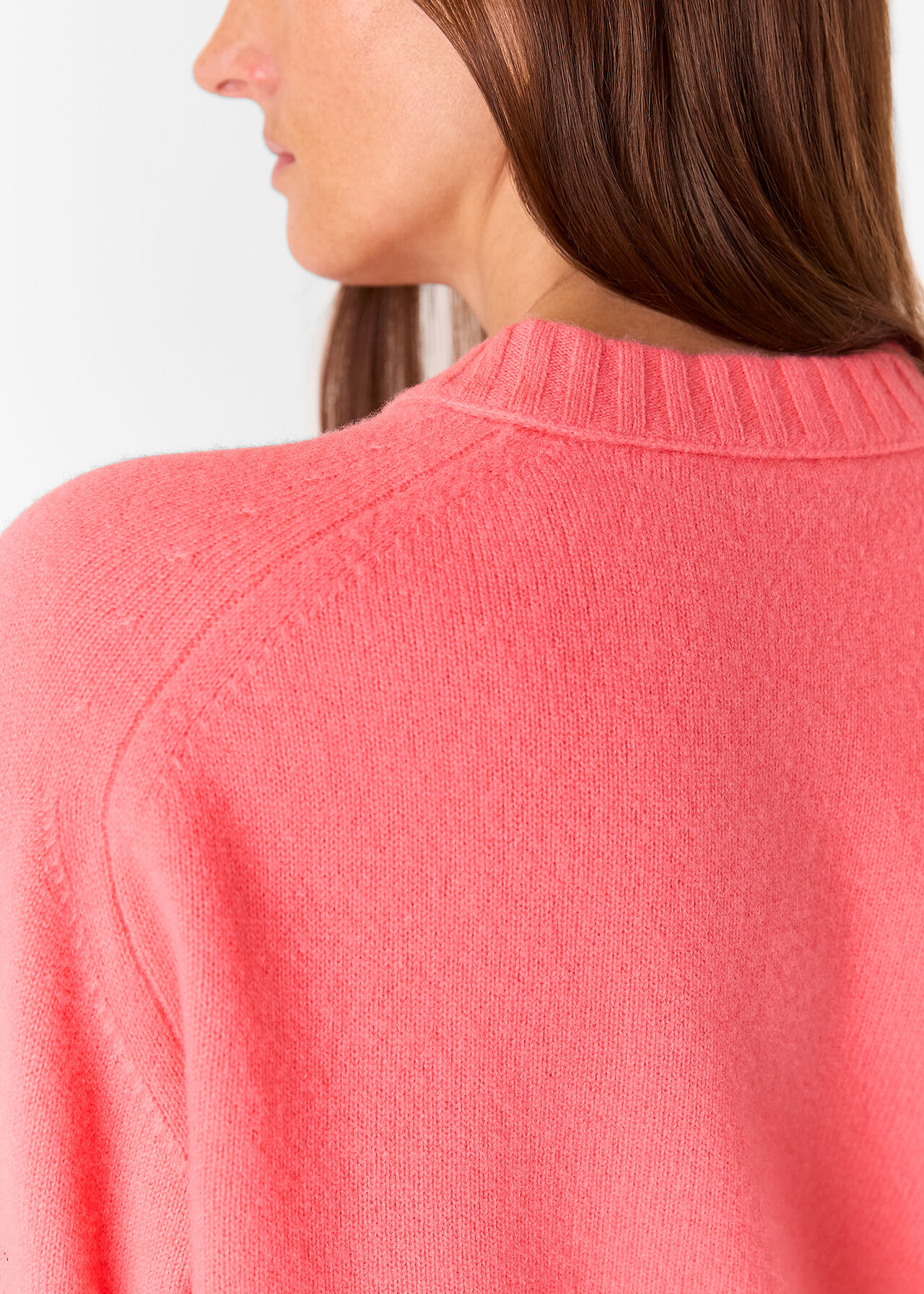 Wool V Neck Knitted Jumper