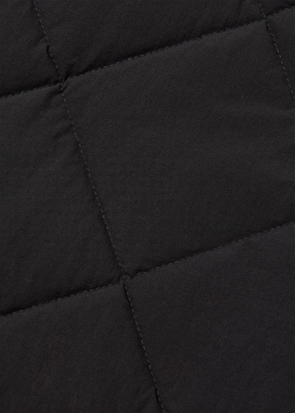 Short Quilted Cord Collar Coat