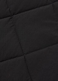 Short Quilted Cord Collar Coat