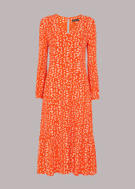 Shooting Star Print Midi Dress