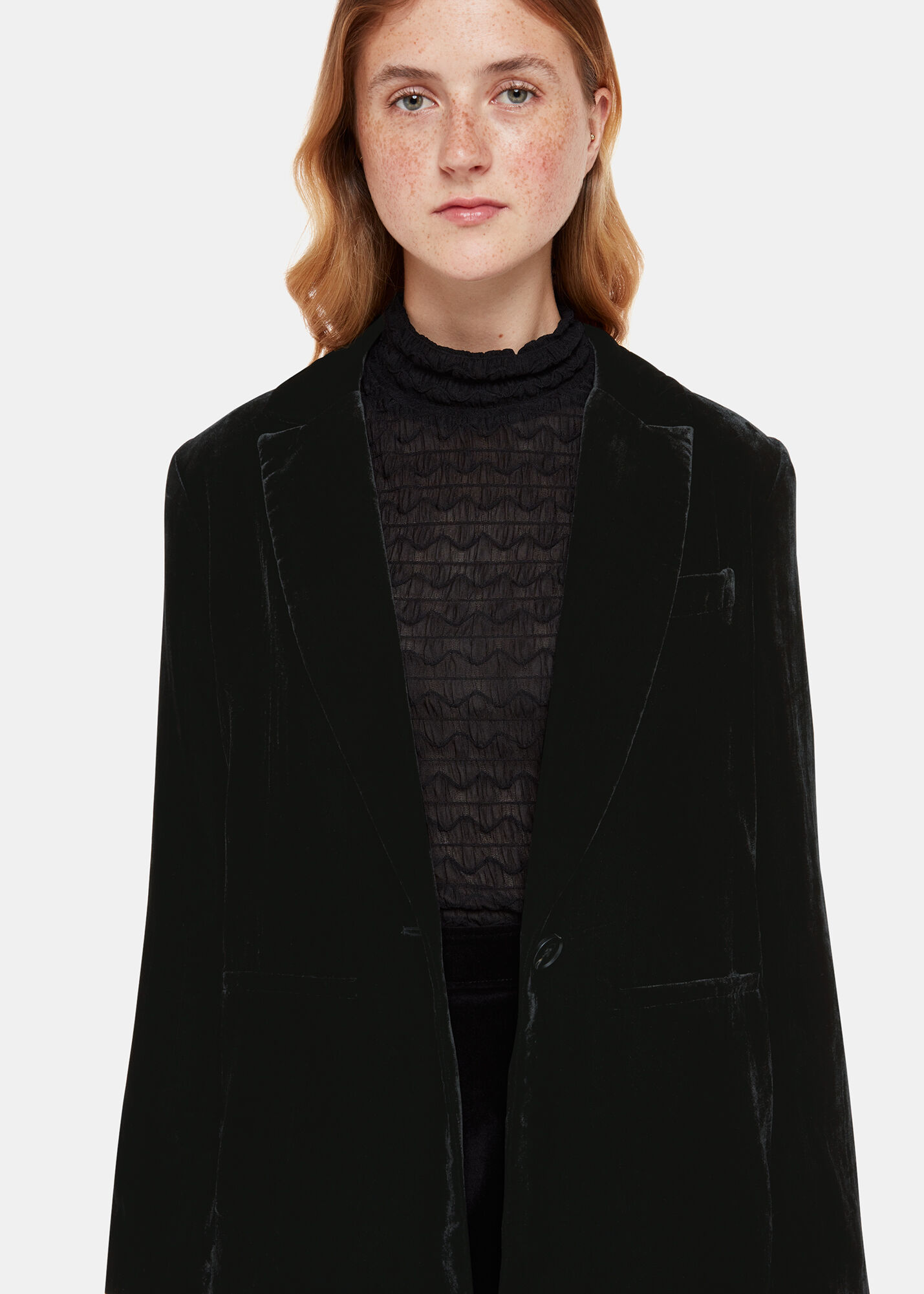 Whistles velvet jacket discount