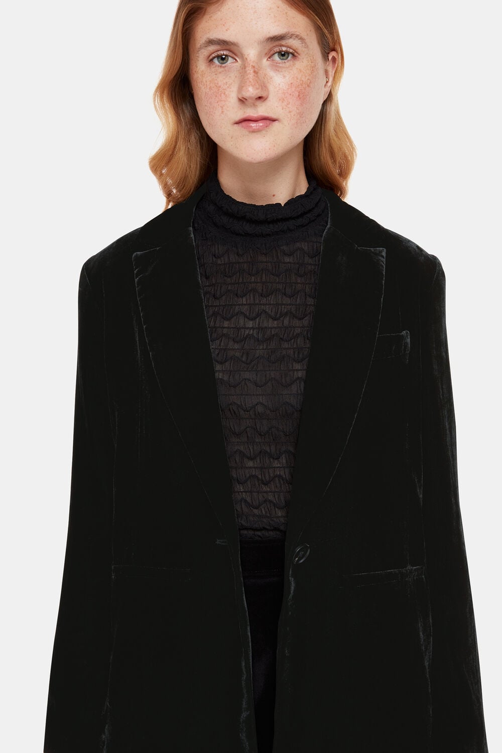 Olivia Velvet Blazer