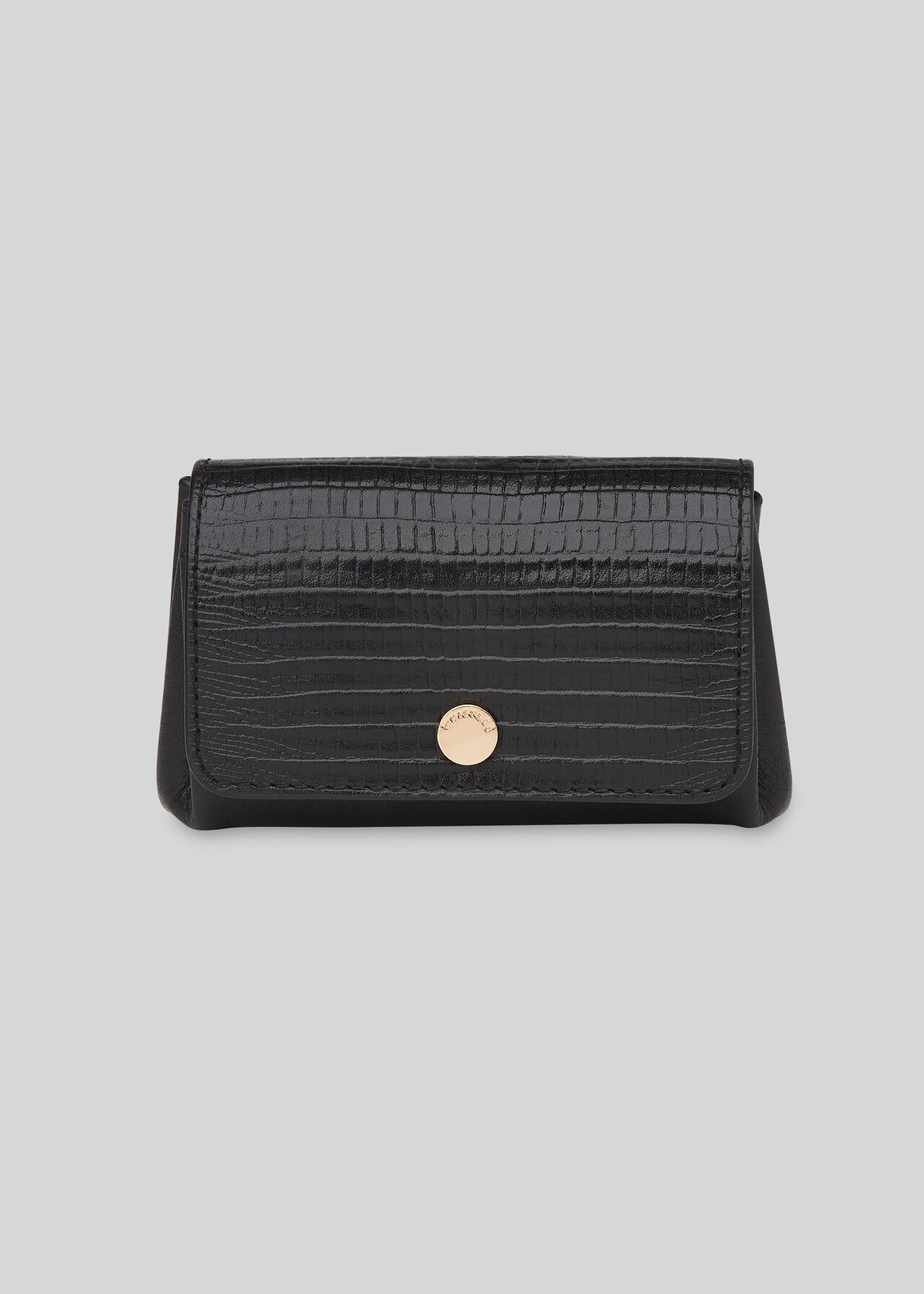 Emmy Lizard Coin Purse Black