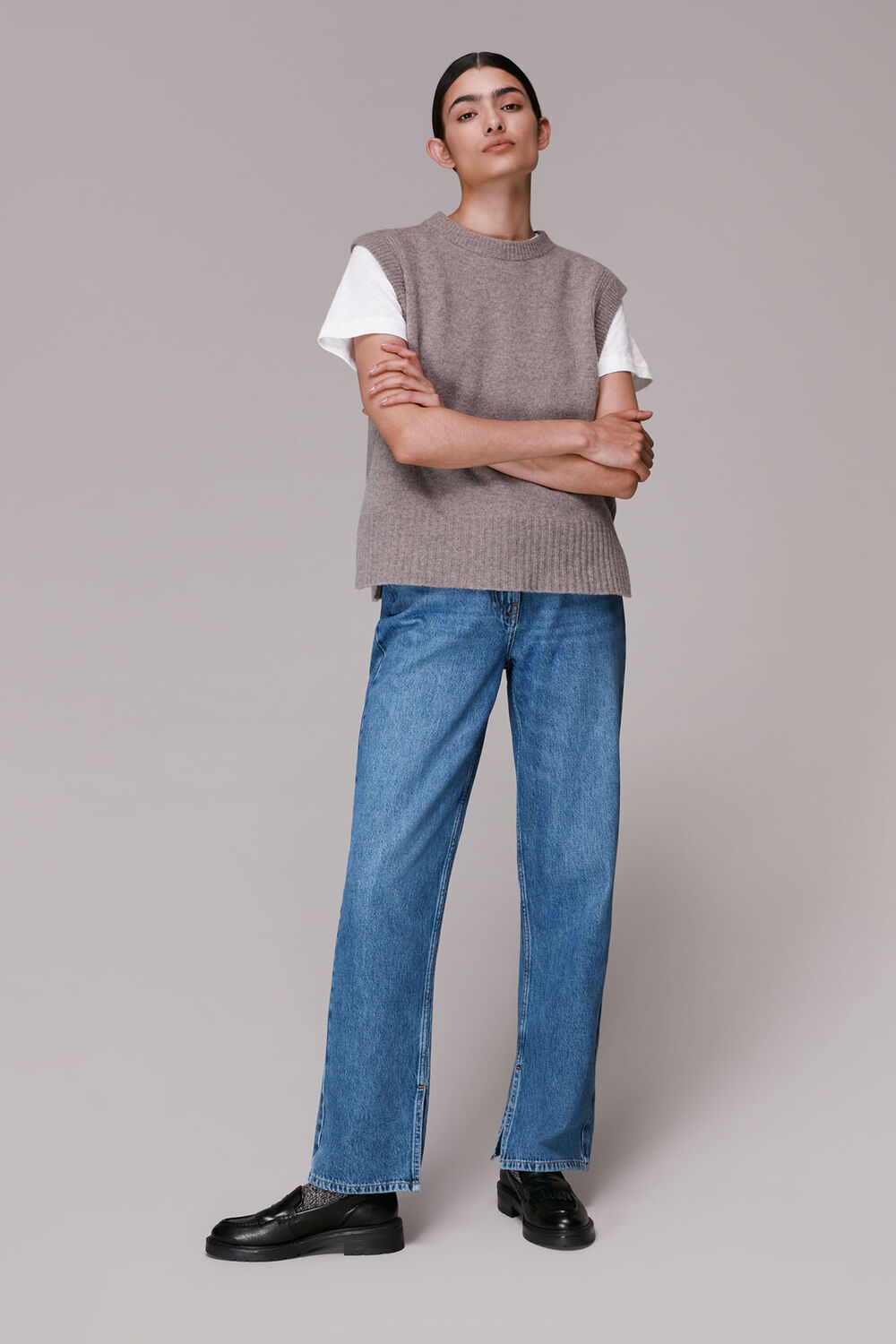 Authentic Side Split Jean