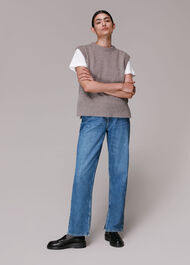 Authentic Side Split Jean