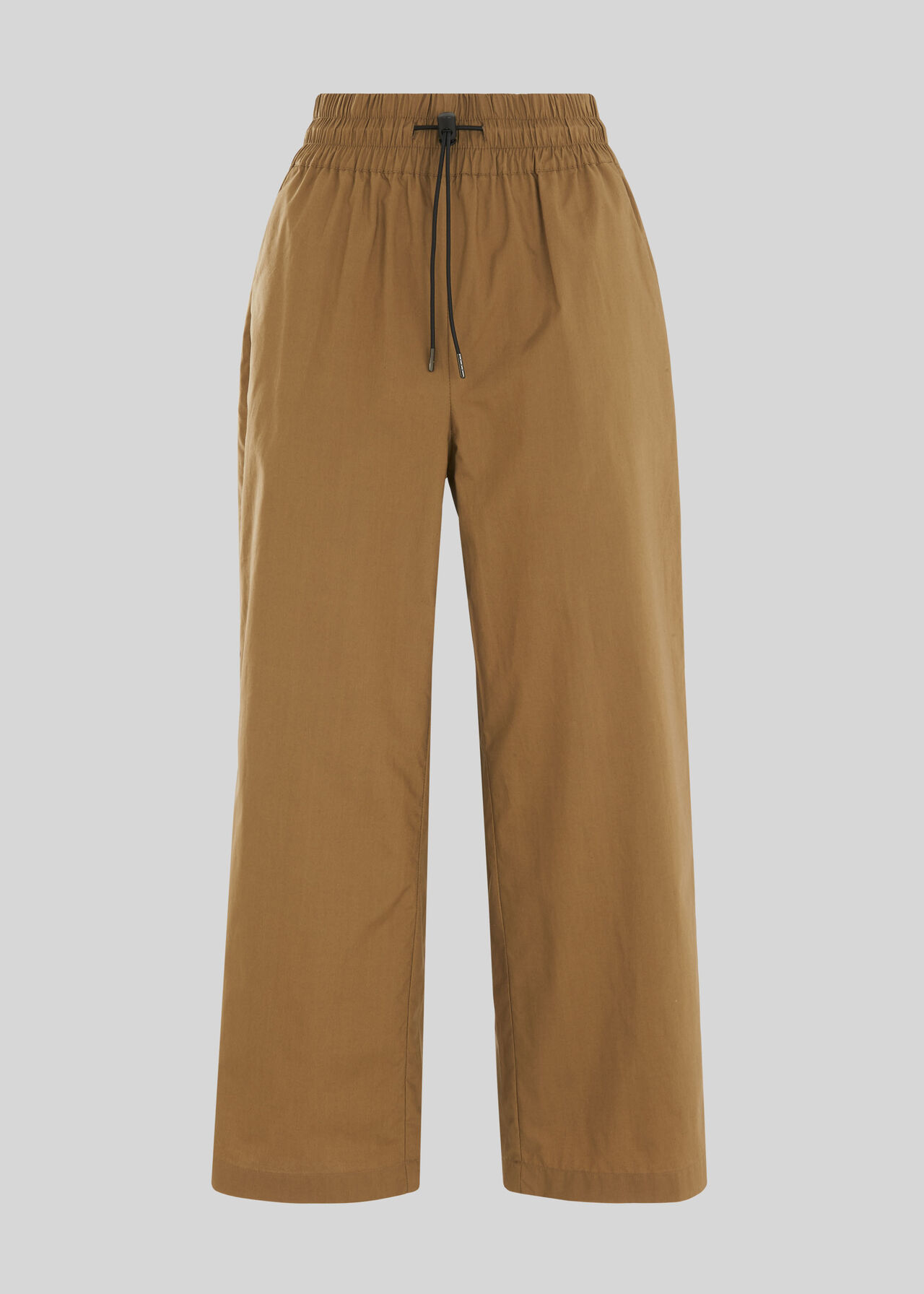 Ash Elasticated Poplin Trouser Khaki