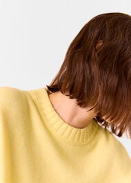 Wool Ribbed Cuff Knit