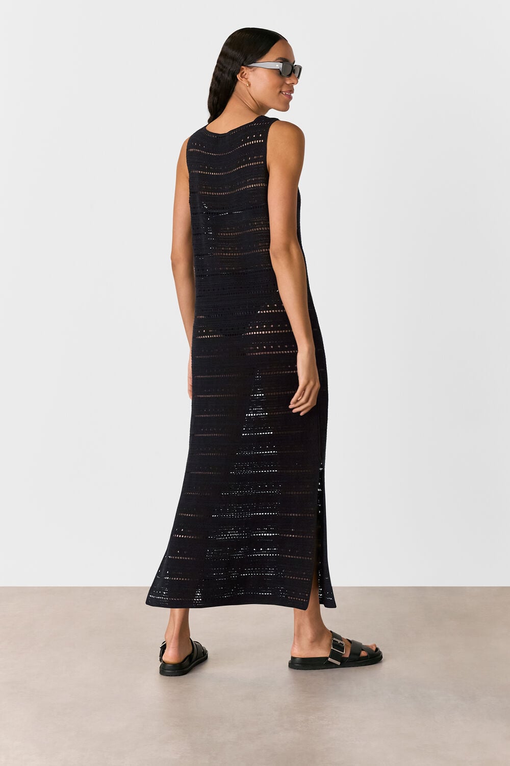 Long Crochet Beach Dress