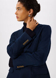 Relaxed Hopsack Blazer