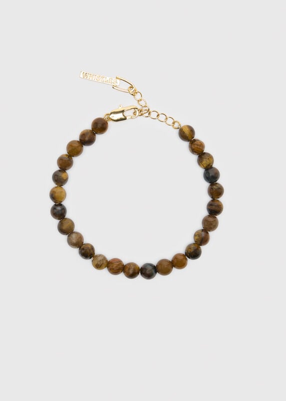 Brown Tiger Eye Beaded Bracelet