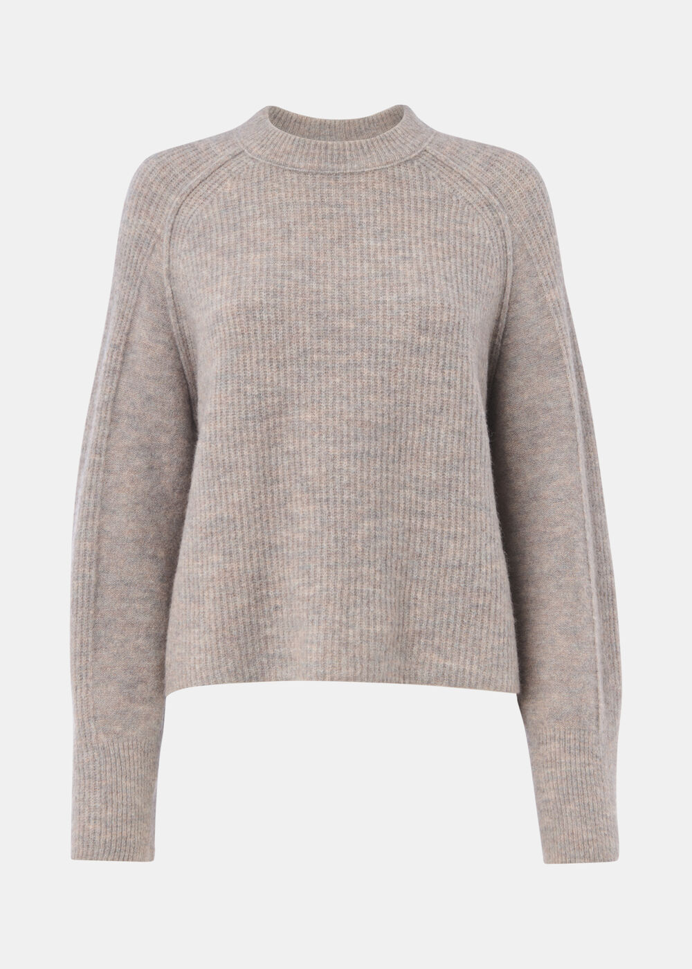 Aria Wool Mix Crew Knit
