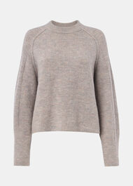 Aria Wool Mix Crew Knit