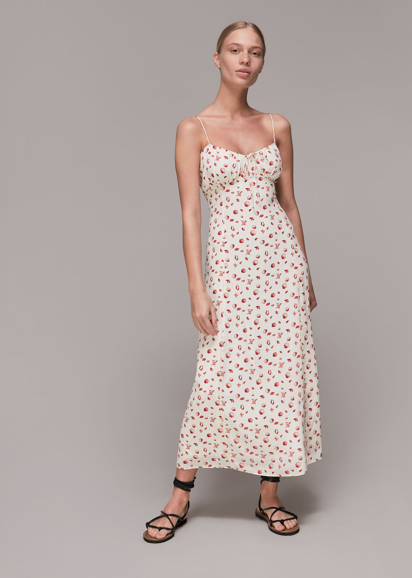 Seashell print dress store