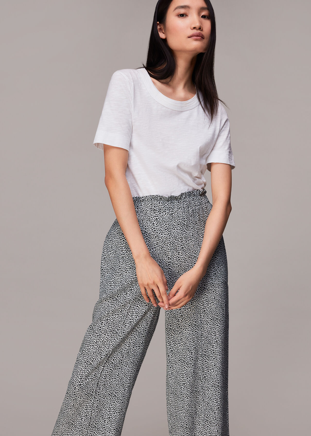 Gradient Leopard Print Trouser