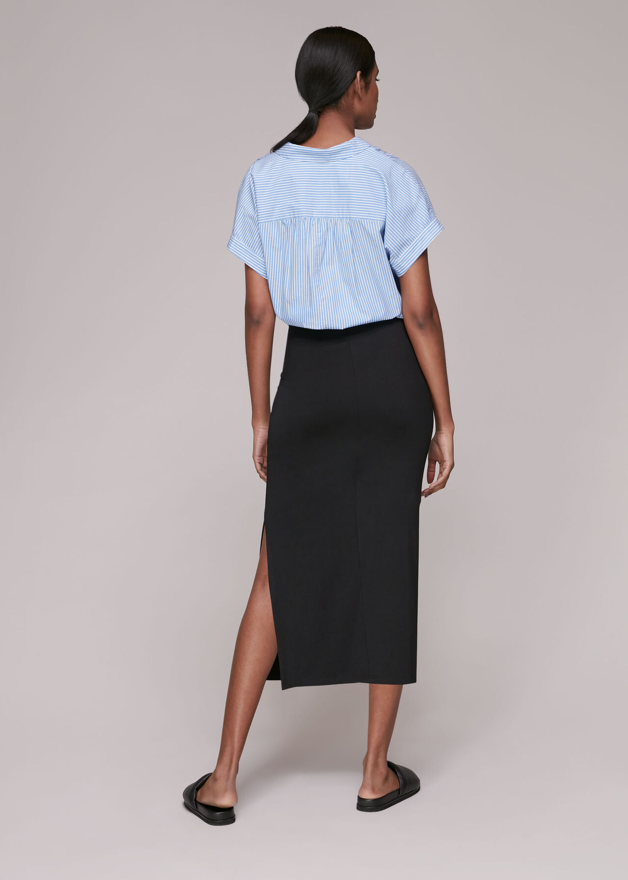 Jersey Column Skirt