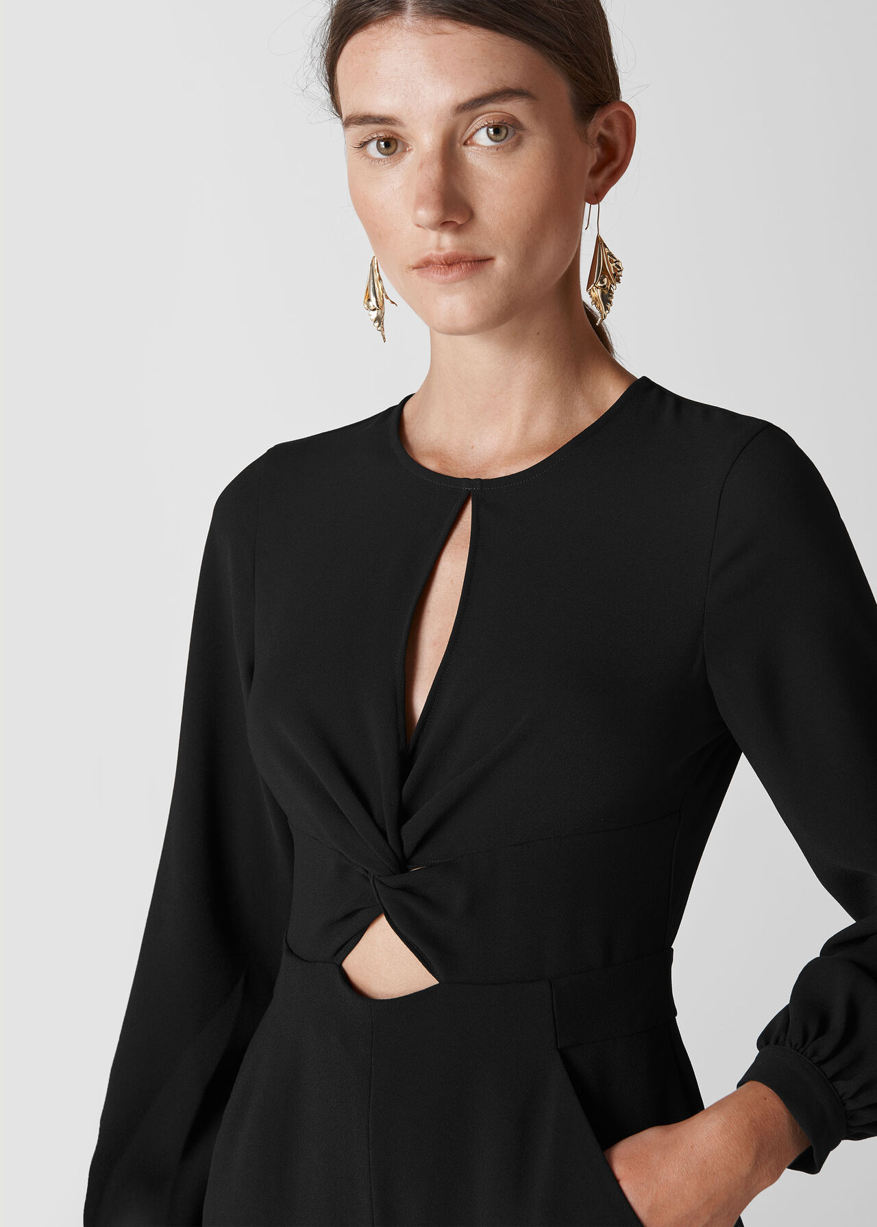 Lexi Twist Front Jumpsuit