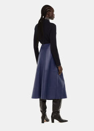 Leather Circle Skirt
