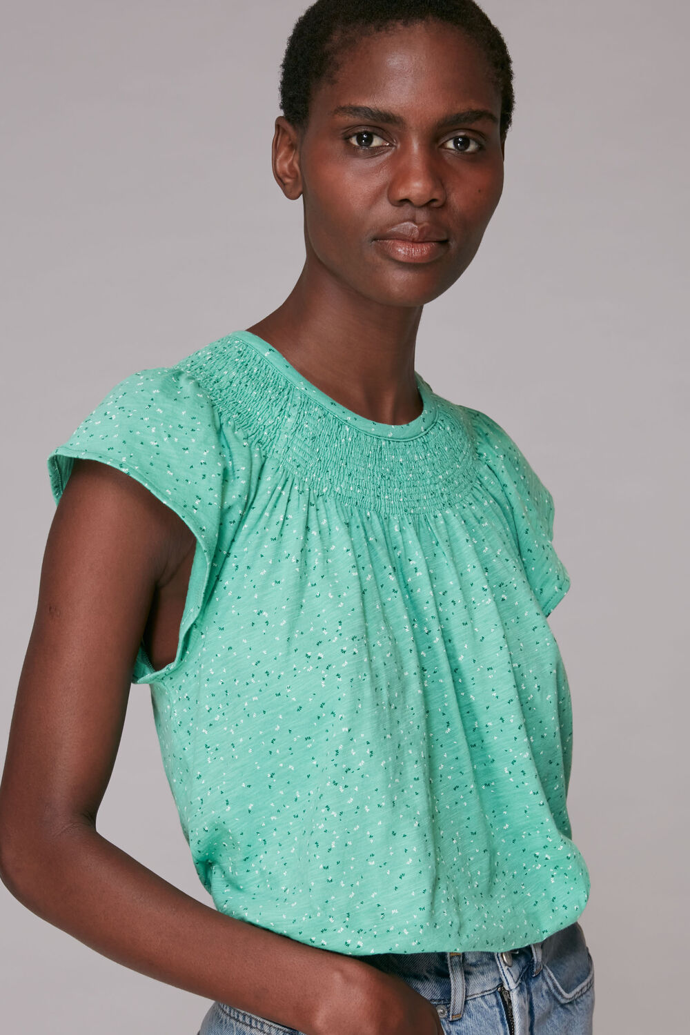 Scattered Bloom Blade Top