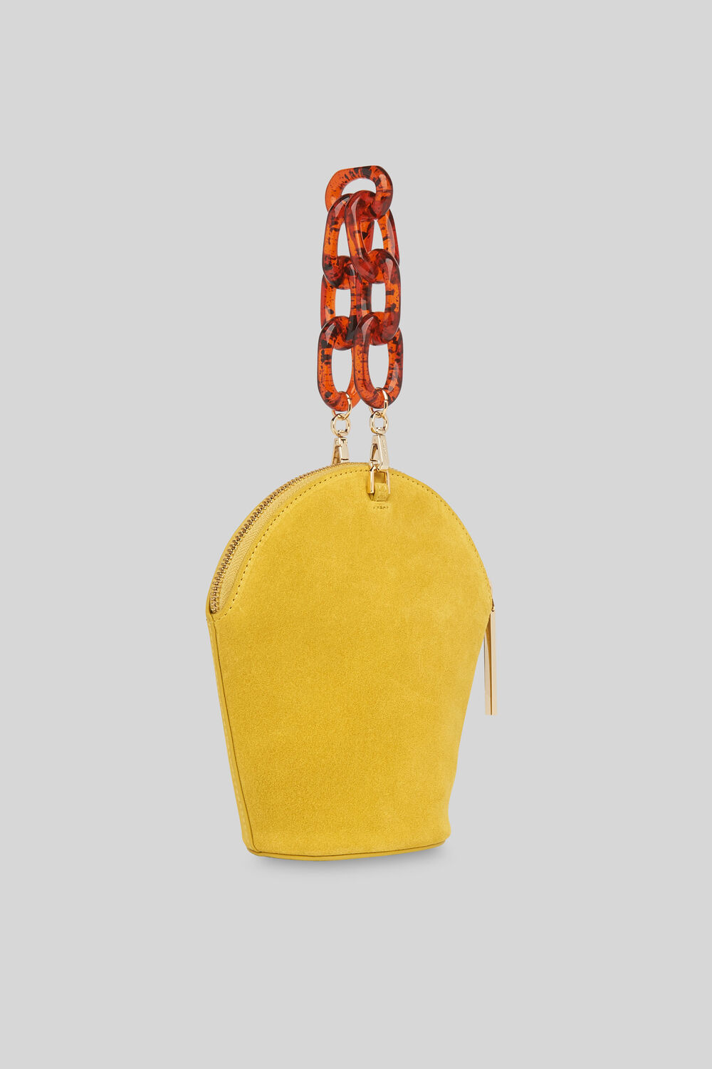 Resin Chain Leonard Wristlet Yellow