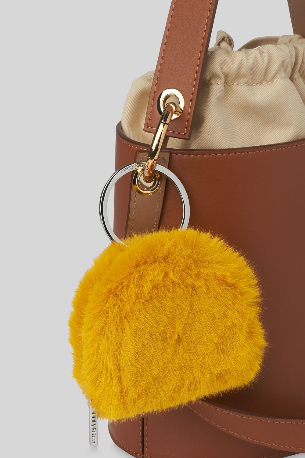 Harper Faux Fur Keyring Purse
