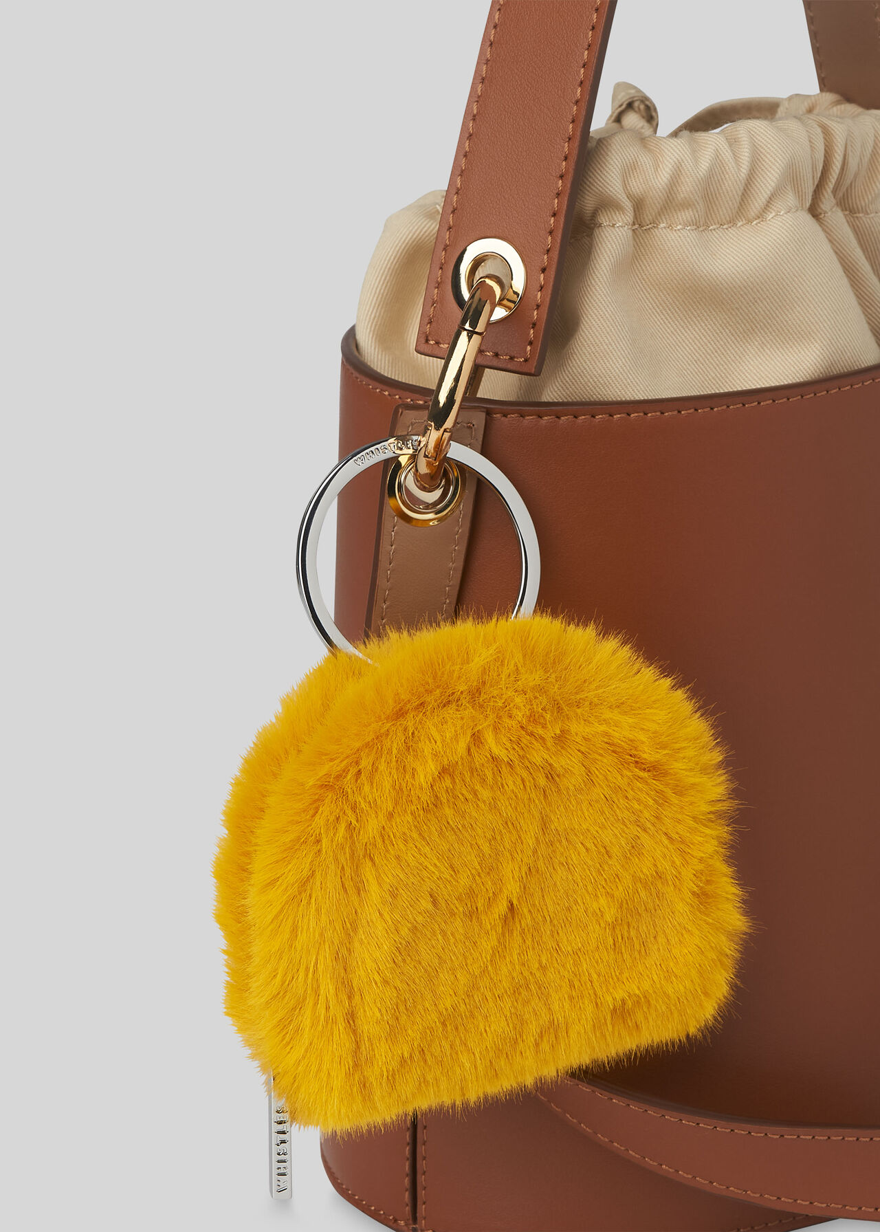 Harper Faux Fur Keyring Purse