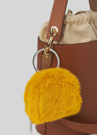 Harper Faux Fur Keyring Purse