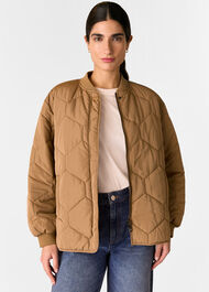 Ida Short Quilted Coat