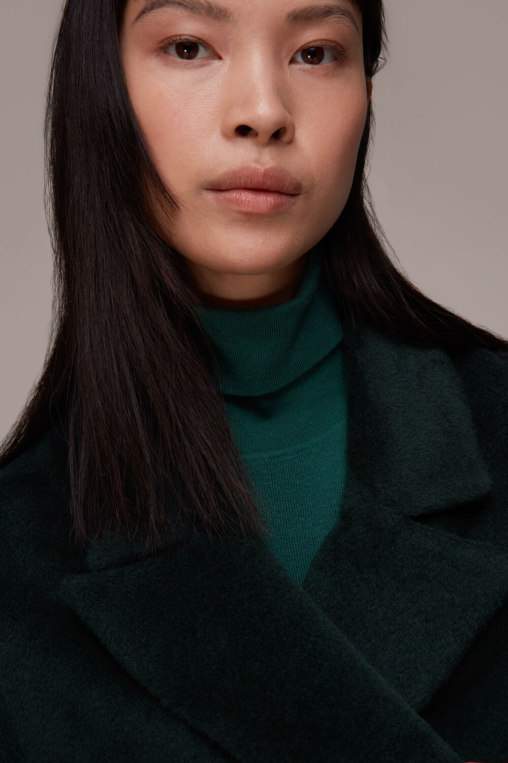Lola Wool Mix Cocoon Coat