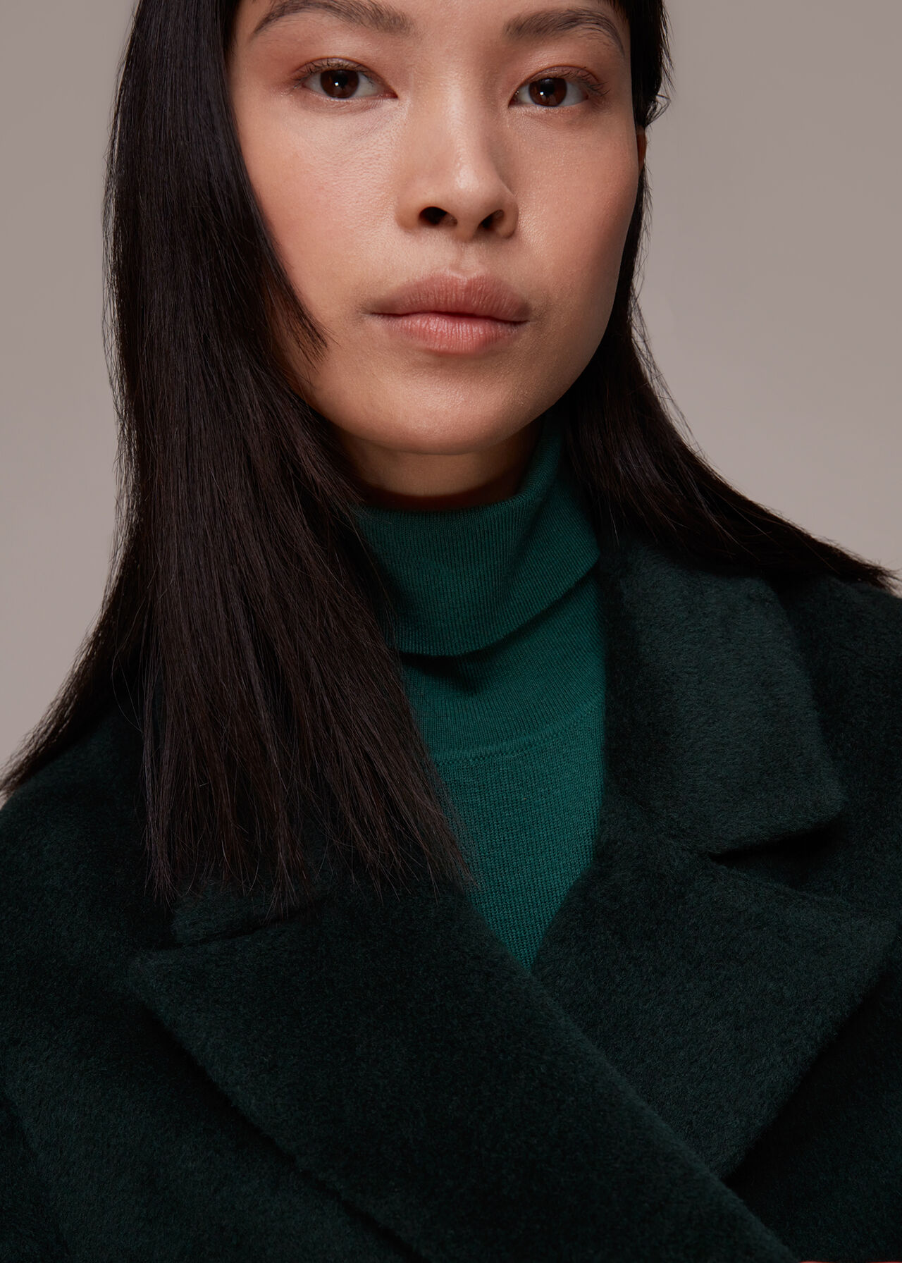 Lola Wool Mix Cocoon Coat