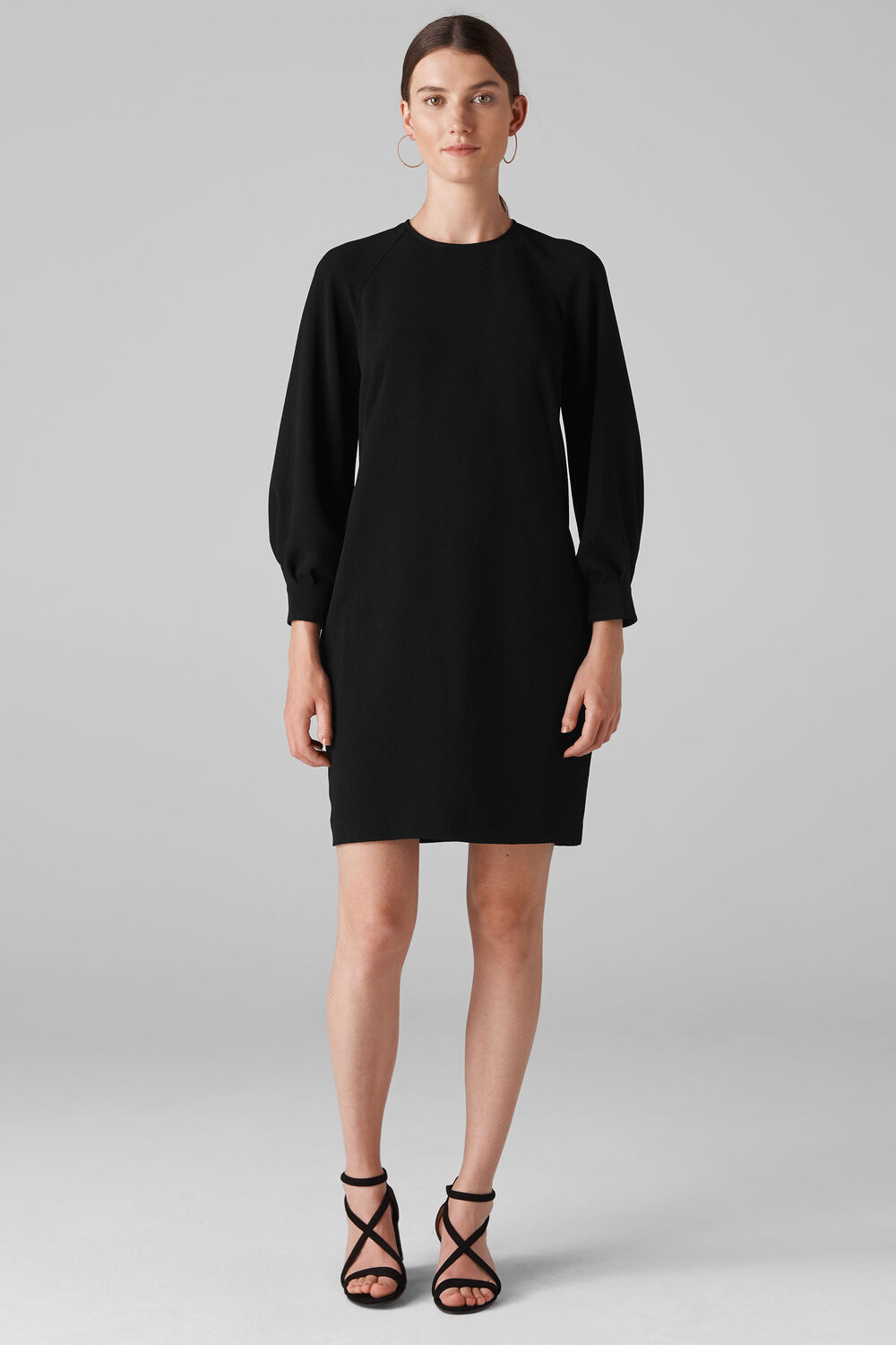 Tihara Textured Dress Black