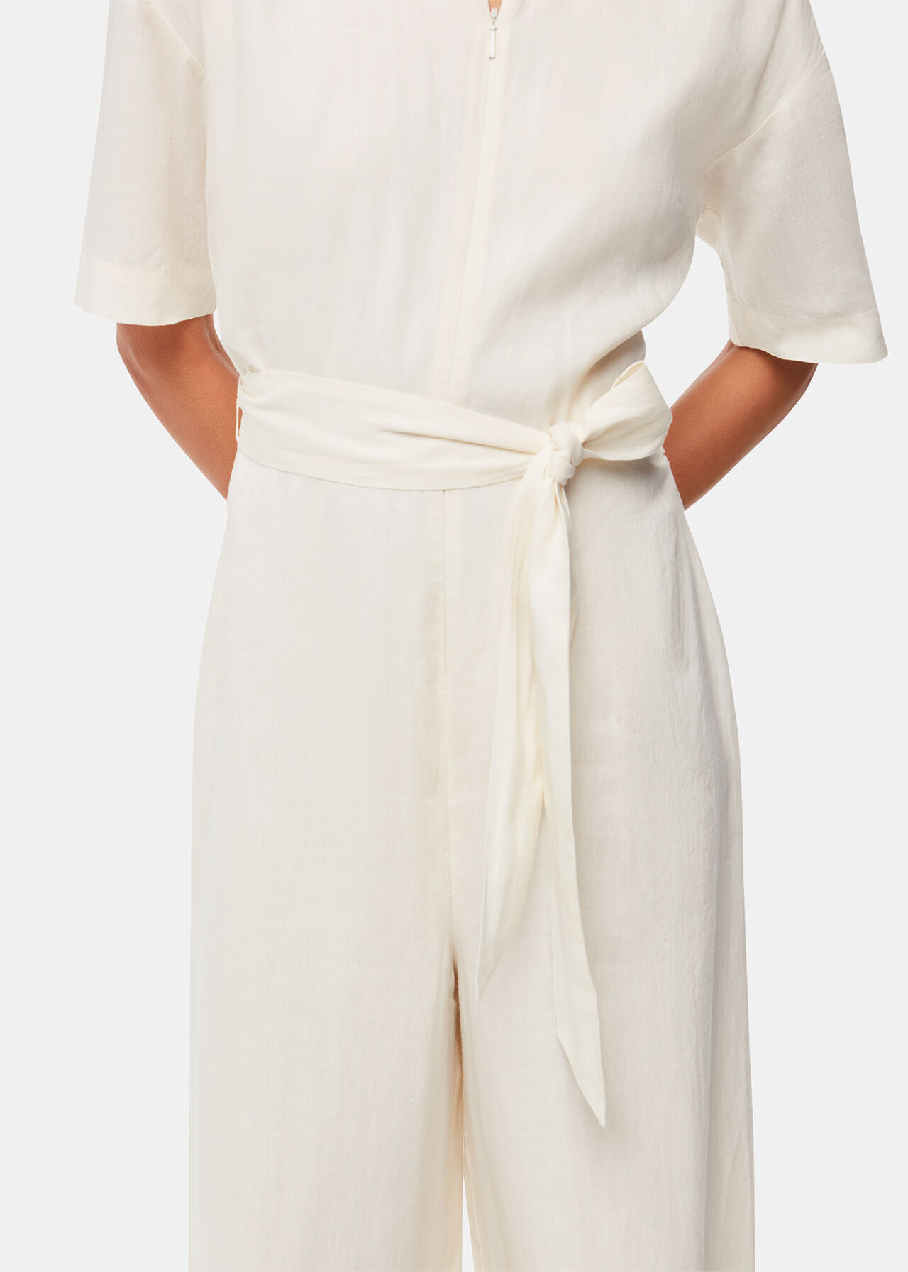 Giulia Linen Mix Jumpsuit