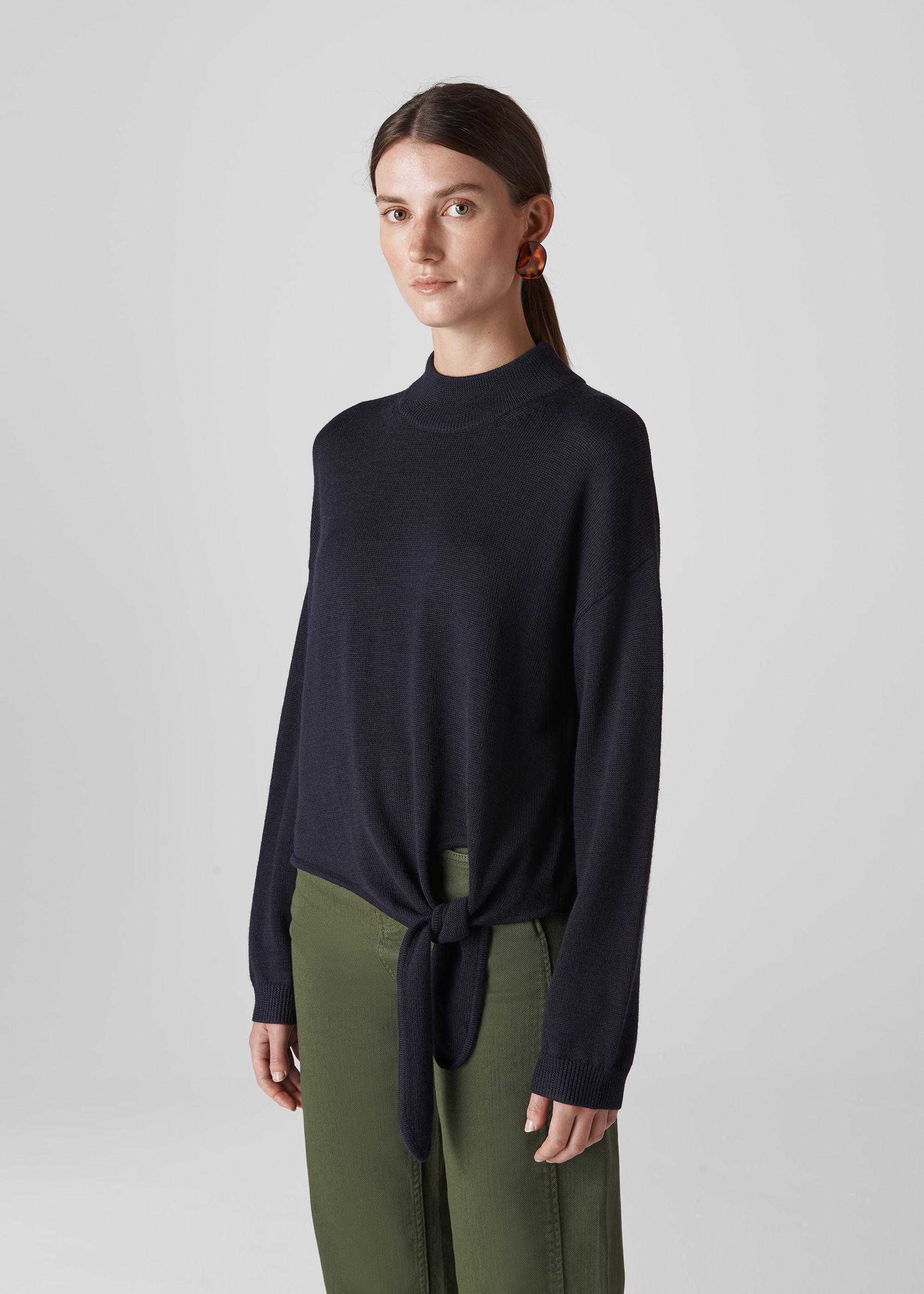 Whistles navy jumper on sale