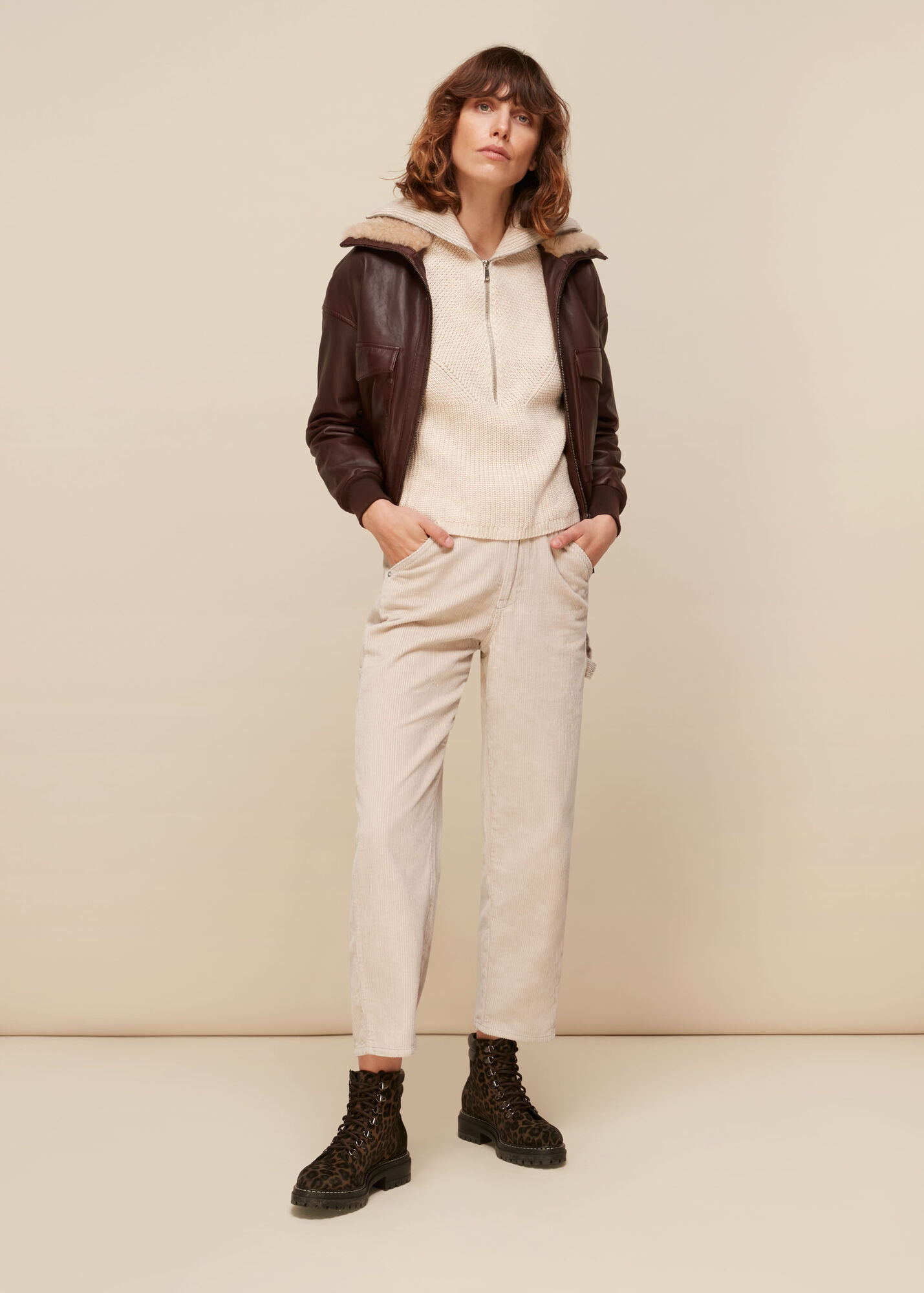 Ivory Utility Cord Cargo Jean WHISTLES Whistles US