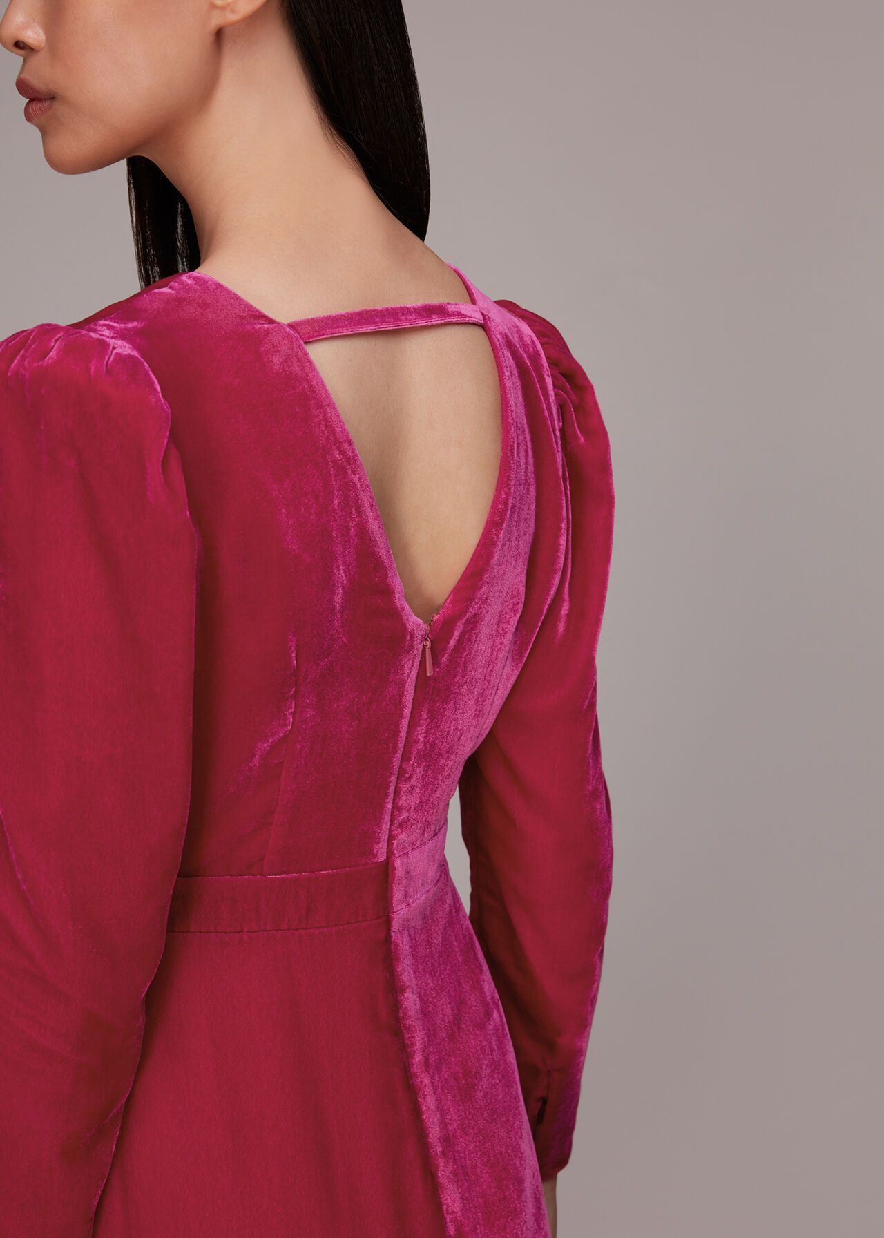 Ally Velvet Midi Dress