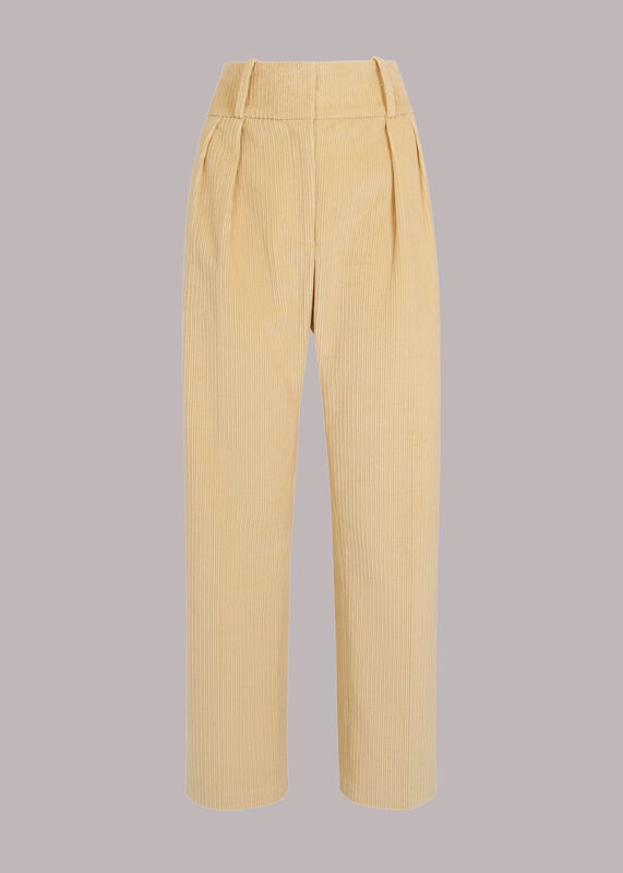 Beige Suki Cord Trouser