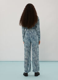 Marble Stripe Plisse Trousers