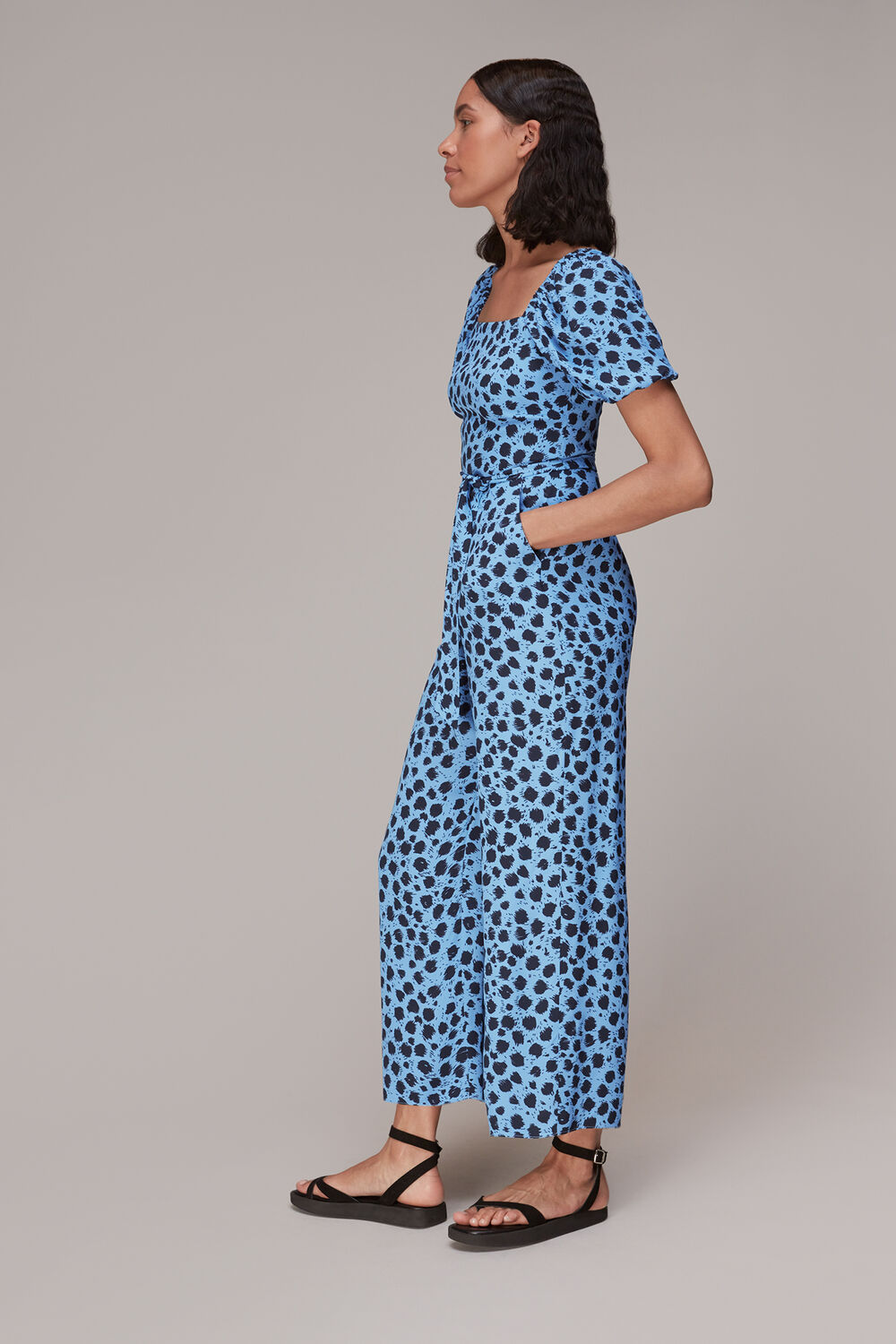 Brushed Dalmatian Jumpsuit