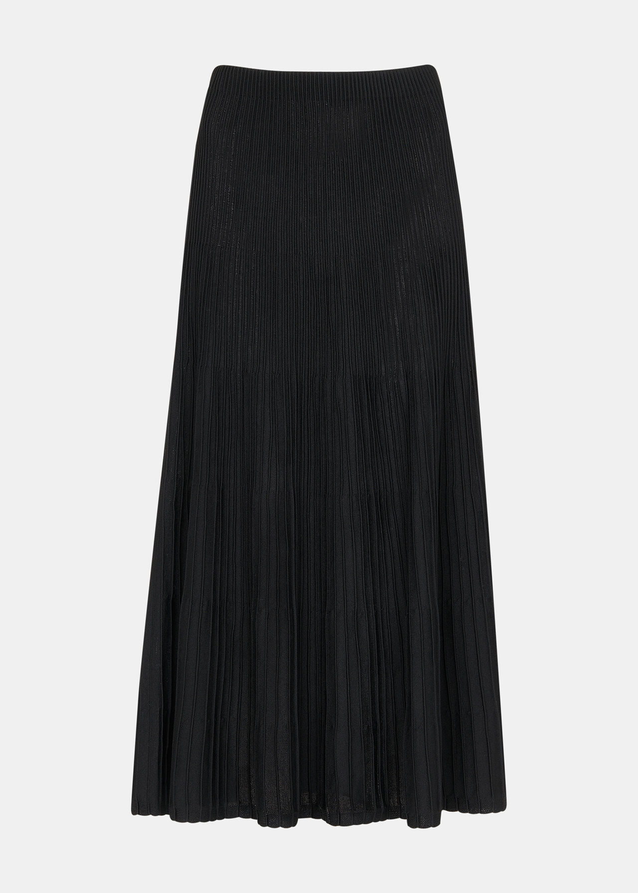 Knitted Pleated Skirt