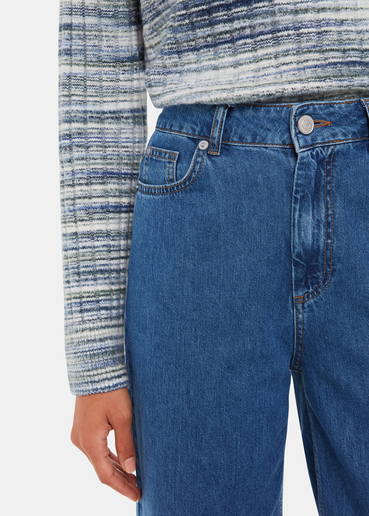 Wide Leg Cropped Jean