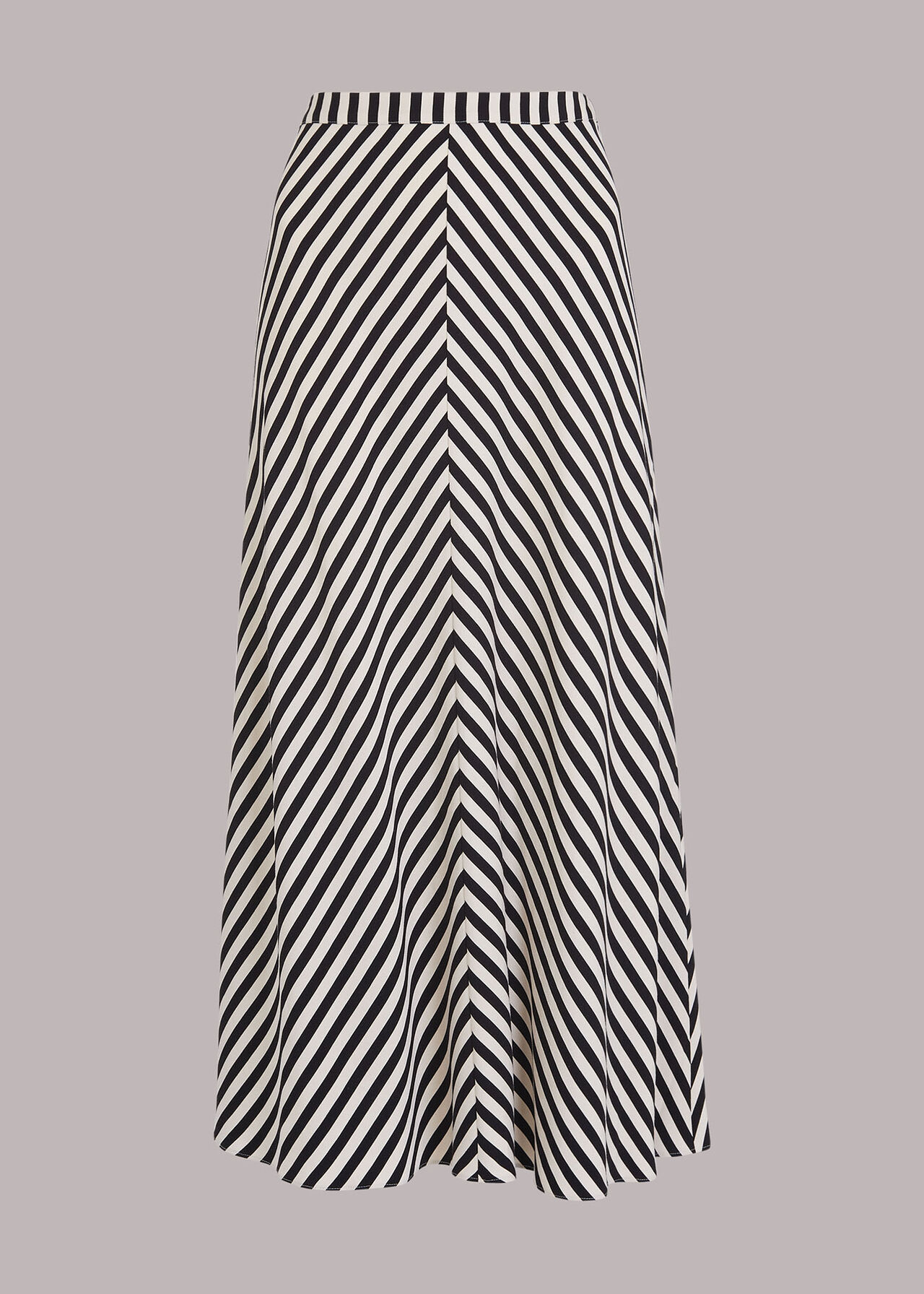 Multicolour Diagonal Stripe Skirt | WHISTLES