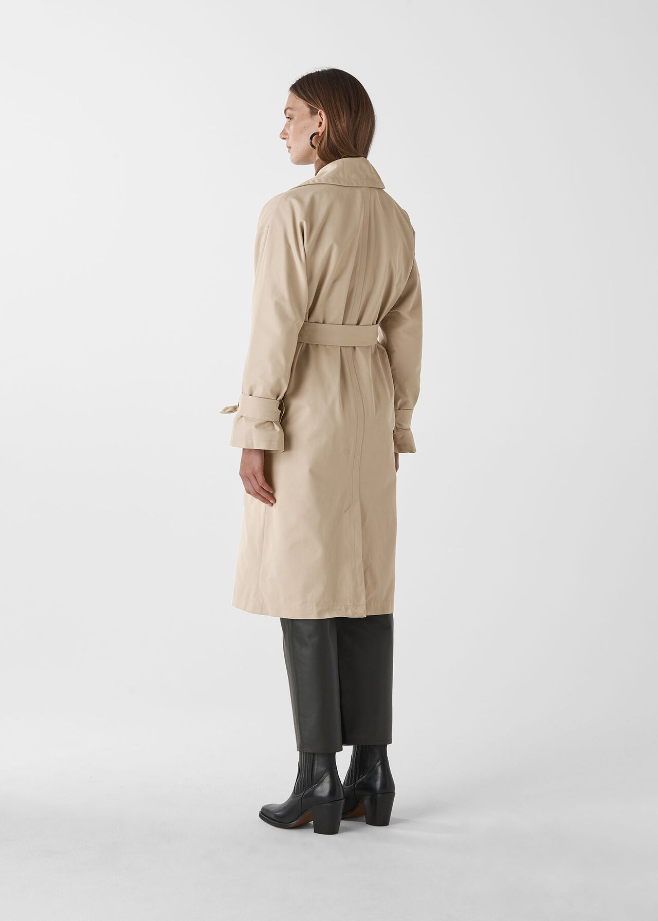 Beige Paula Trench Coat | WHISTLES