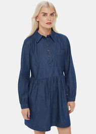 Petite Winnie Chambray Denim Dress