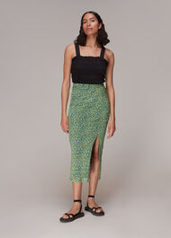 Ditsy Sunflower Mesh Skirt