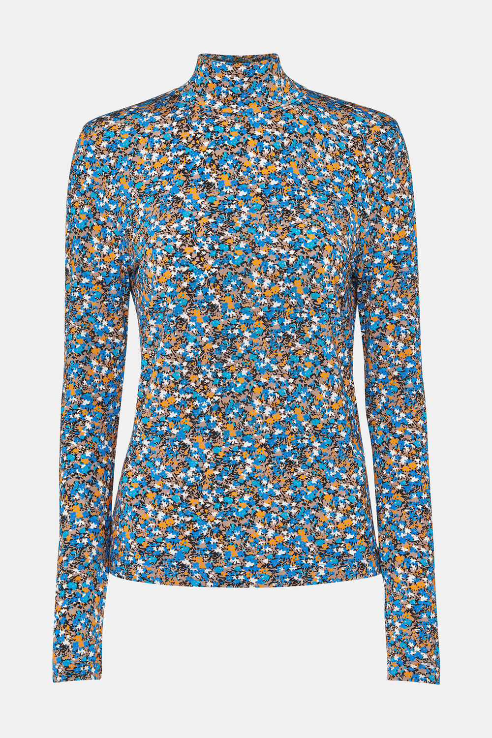 Ditsy Floral Slinky High Neck